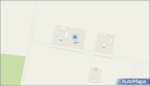Chociszewo, Chociszewo, 58A, mapa Chociszewo