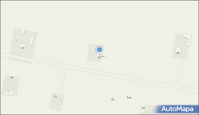 Chociszewo, Chociszewo, 63, mapa Chociszewo