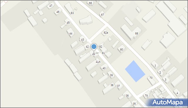 Chociszewo, Chociszewo, 41, mapa Chociszewo
