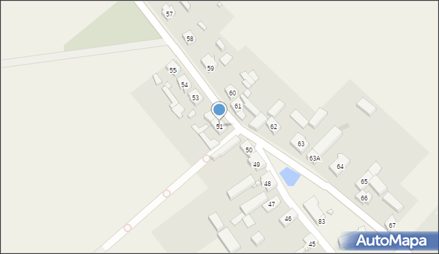 Chociszewo, Chociszewo, 51, mapa Chociszewo