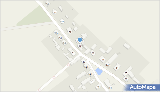 Chociszewo, Chociszewo, 61, mapa Chociszewo