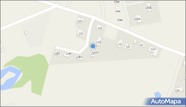 Chociule, Chociule, 11f, mapa Chociule