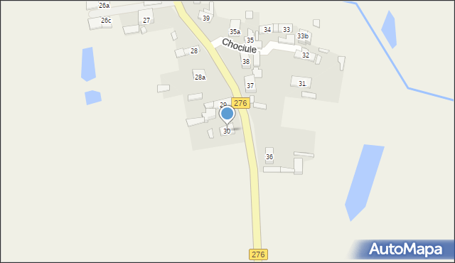 Chociule, Chociule, 30, mapa Chociule