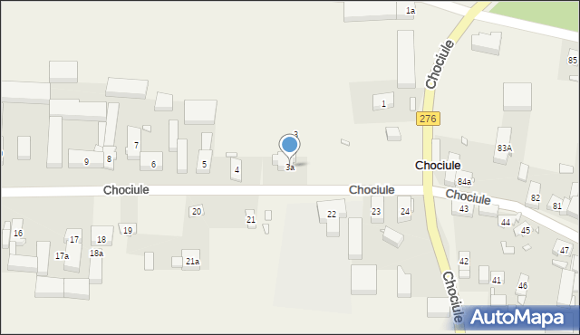 Chociule, Chociule, 3a, mapa Chociule