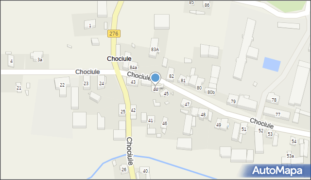 Chociule, Chociule, 44, mapa Chociule