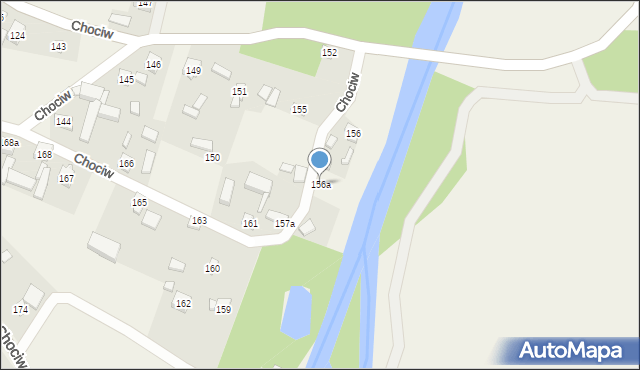 Chociw, Chociw, 156a, mapa Chociw