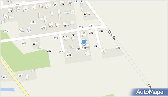 Chociw, Chociw, 248, mapa Chociw