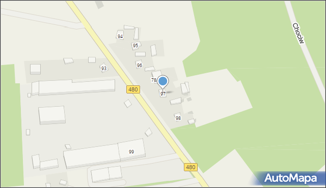 Chociw, Chociw, 97, mapa Chociw