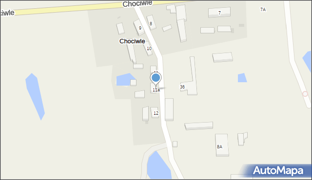 Chociwle, Chociwle, 11a, mapa Chociwle