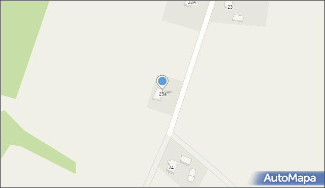 Choćmirówko, Choćmirówko, 23a, mapa Choćmirówko