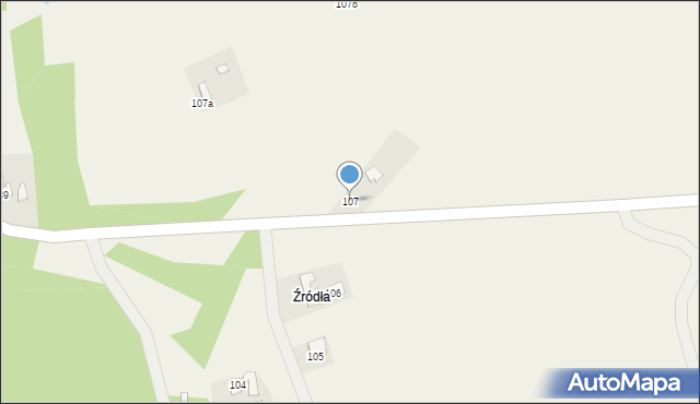 Chodaczów, Chodaczów, 107, mapa Chodaczów