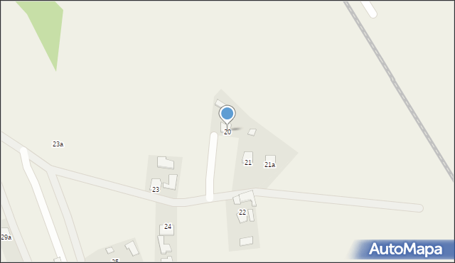 Chodaczów, Chodaczów, 20, mapa Chodaczów