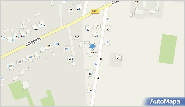 Chodakówek, Chodakówek, 35, mapa Chodakówek