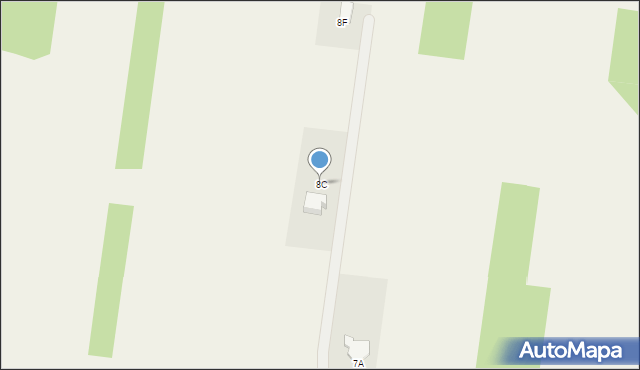 Chodakówek, Chodakówek, 8C, mapa Chodakówek