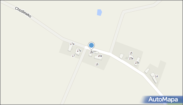 Chodlewko, Chodlewko, 16c, mapa Chodlewko