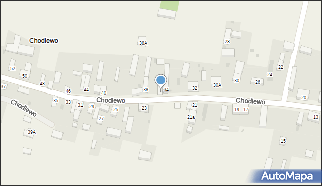 Chodlewo, Chodlewo, 36, mapa Chodlewo