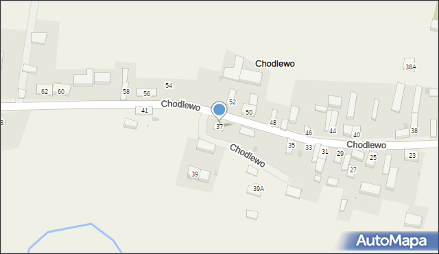 Chodlewo, Chodlewo, 37, mapa Chodlewo