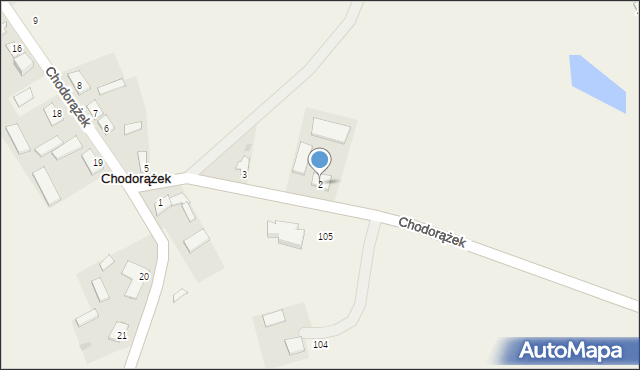 Chodorążek, Chodorążek, 2, mapa Chodorążek