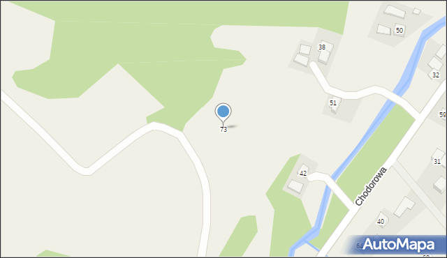 Chodorowa, Chodorowa, 73, mapa Chodorowa