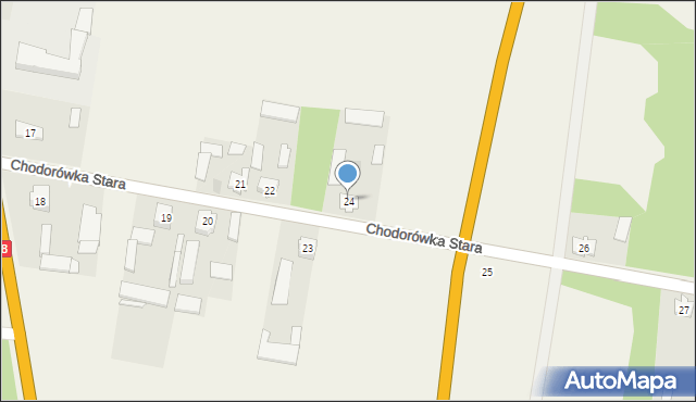Chodorówka Nowa, Chodorówka Nowa, 24, mapa Chodorówka Nowa