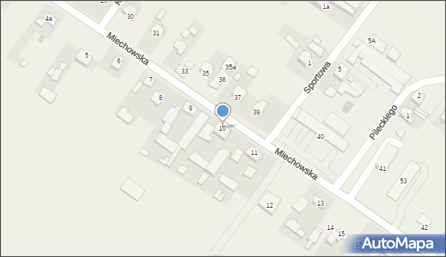 Chodów, Chodów, 10, mapa Chodów