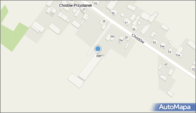 Chodów, Chodów, 38B, mapa Chodów