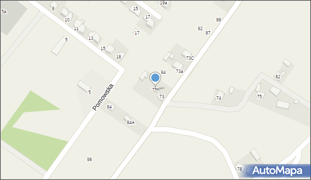 Chodów, Chodów, 73b, mapa Chodów