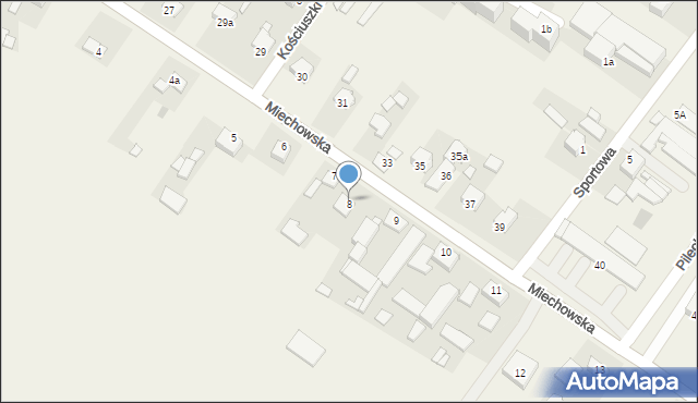 Chodów, Chodów, 8, mapa Chodów