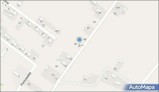 Chodów, Chodów, 87, mapa Chodów