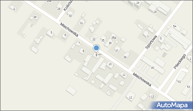 Chodów, Chodów, 9, mapa Chodów