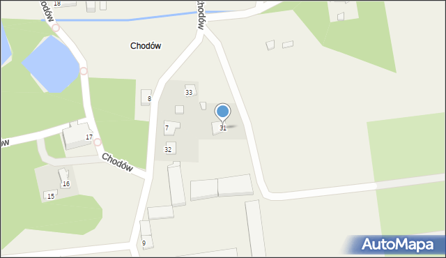 Chodów, Chodów, 31, mapa Chodów