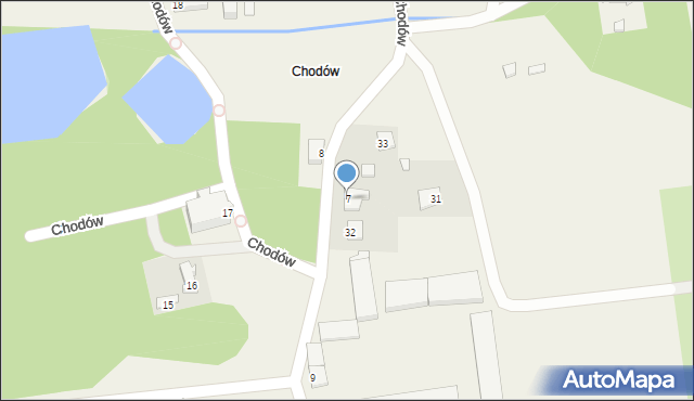 Chodów, Chodów, 7, mapa Chodów