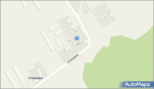 Chodubka, Chodubka, 5, mapa Chodubka