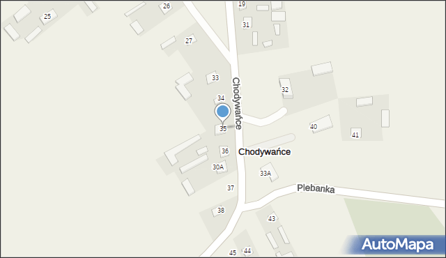 Chodywańce, Chodywańce, 35, mapa Chodywańce