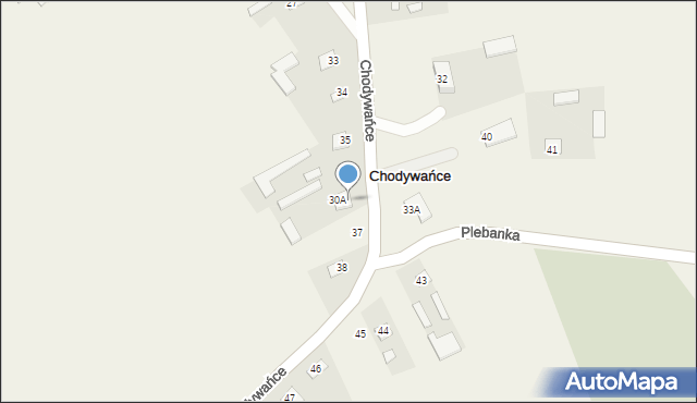 Chodywańce, Chodywańce, 39, mapa Chodywańce