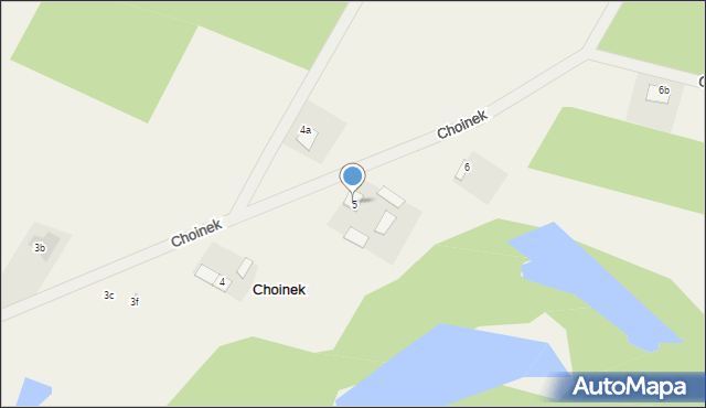 Choinek, Choinek, 5, mapa Choinek