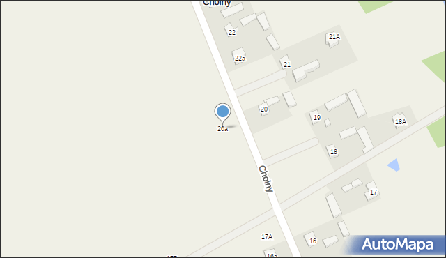 Choiny, Choiny, 20a, mapa Choiny