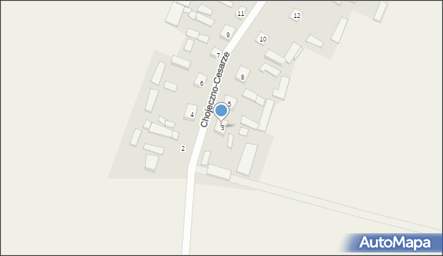 Chojeczno-Cesarze, Chojeczno-Cesarze, 3, mapa Chojeczno-Cesarze