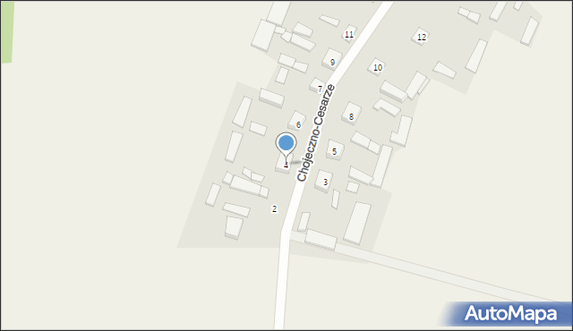 Chojeczno-Cesarze, Chojeczno-Cesarze, 4, mapa Chojeczno-Cesarze