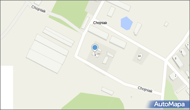 Chojniak, Chojniak, 4, mapa Chojniak