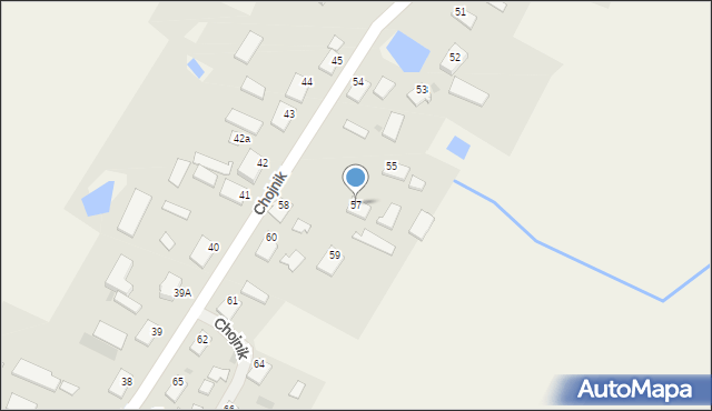 Chojnik, Chojnik, 57, mapa Chojnik