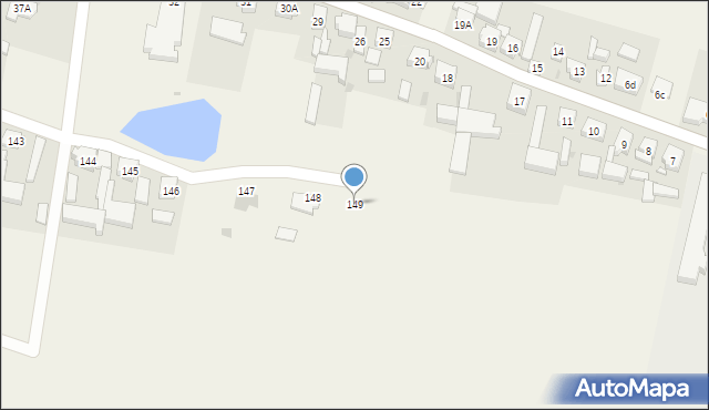 Chojno, Chojno, 149, mapa Chojno