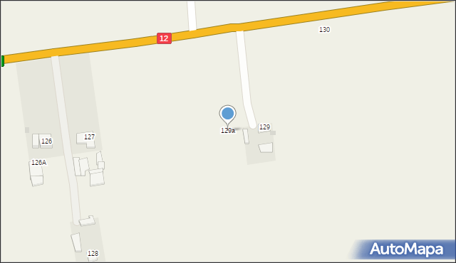 Chojno Nowe Pierwsze, Chojno Nowe Pierwsze, 129a, mapa Chojno Nowe Pierwsze