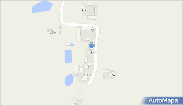 Chojno Nowe Pierwsze, Chojno Nowe Pierwsze, 151, mapa Chojno Nowe Pierwsze