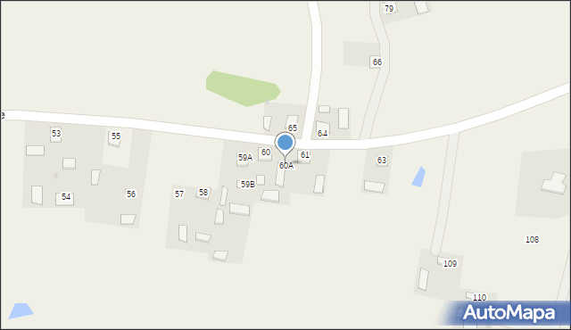 Chojno Nowe Pierwsze, Chojno Nowe Pierwsze, 60A, mapa Chojno Nowe Pierwsze