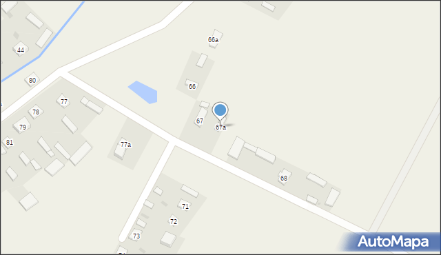 Chojnowo, Chojnowo, 67a, mapa Chojnowo