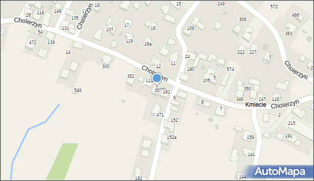 Cholerzyn, Cholerzyn, 10, mapa Cholerzyn