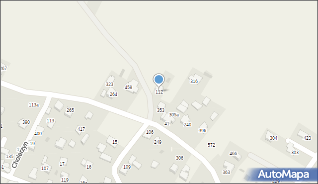 Cholerzyn, Cholerzyn, 112, mapa Cholerzyn