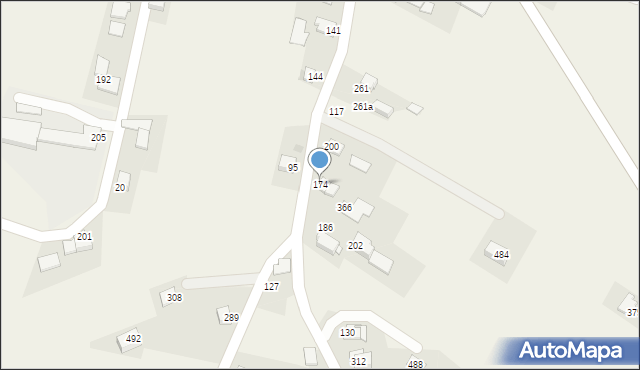 Cholerzyn, Cholerzyn, 174, mapa Cholerzyn