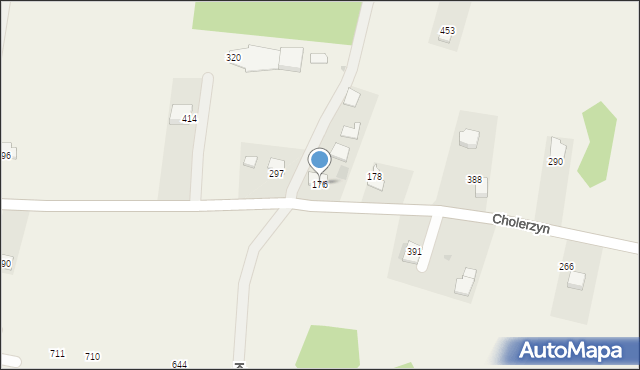 Cholerzyn, Cholerzyn, 176, mapa Cholerzyn